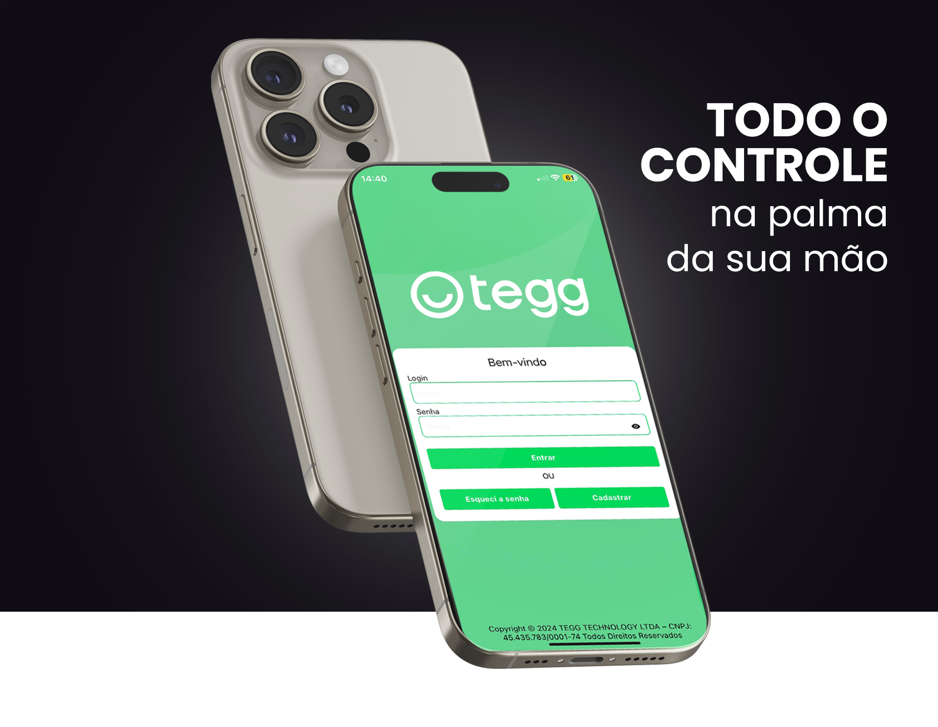 Tegg App Interface